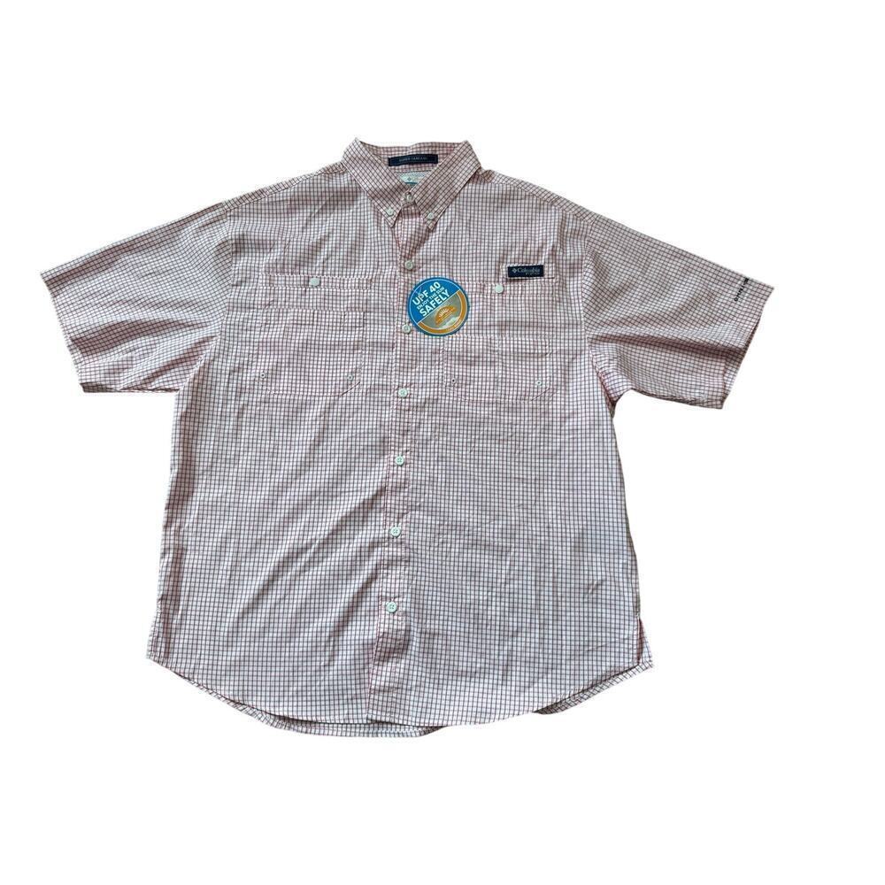 NWT - Columbia PFG Super Tamiami PFG Mens shirt, LG - Breathable & Lightweight!
